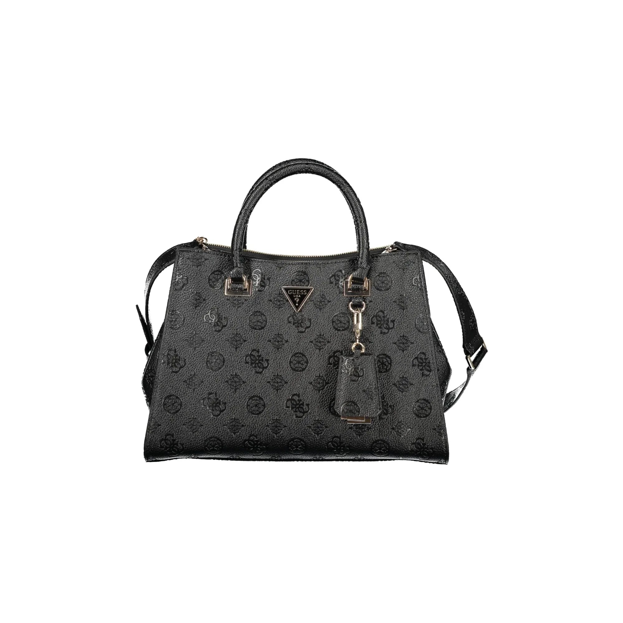 Guess Jeans Borsa a Tracolla Donna Nera Dettagli a Contrasto Borse Nero - foto prodotto